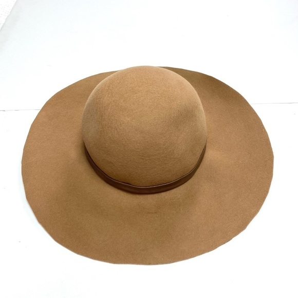 FOREVER 21 Wool Felt Floppy Hat in Camel Tan - Picture 4 of 6